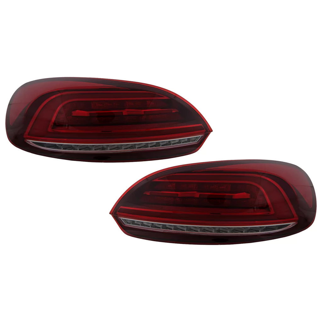 Fanali posteriori LED per VW Scirocco hatchback 137 Mk3 (2008-2014) rosso dinamico Indicatori di direzione