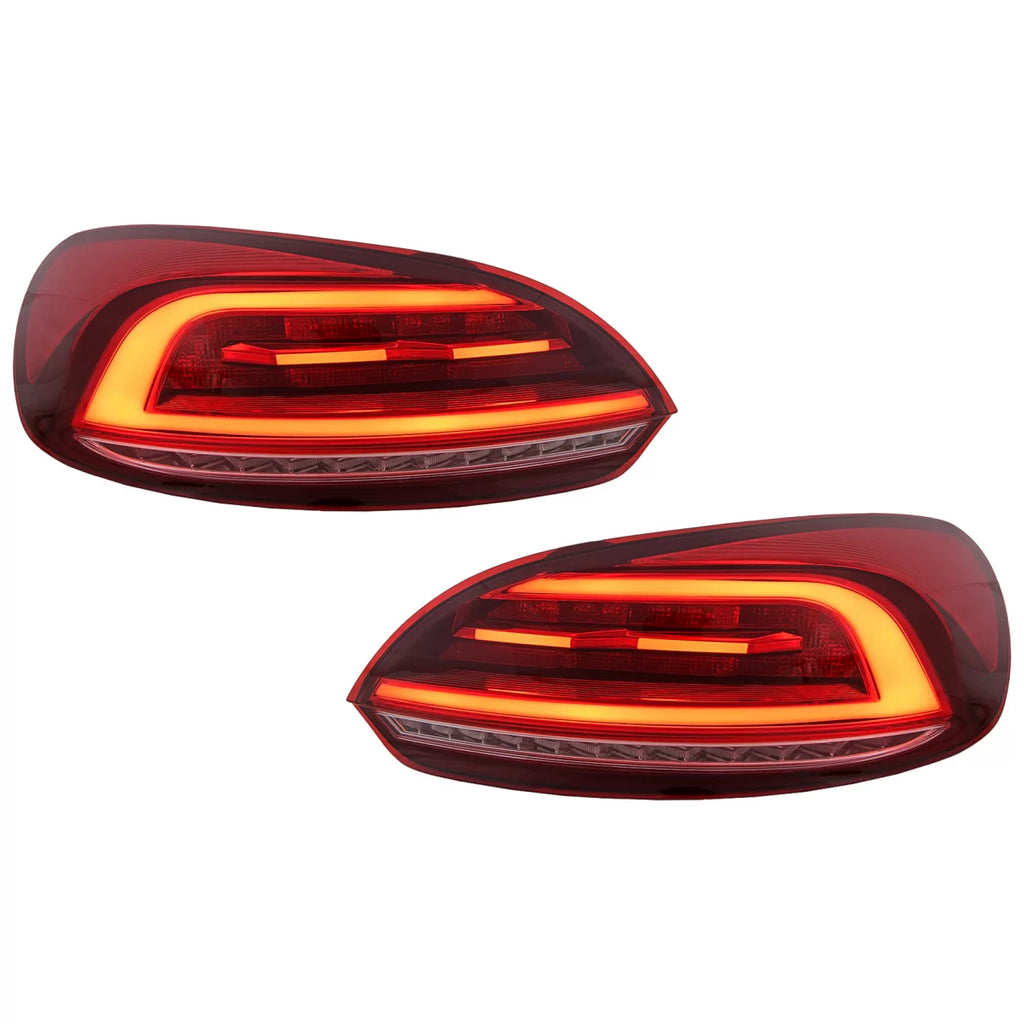 Fanali posteriori LED per VW Scirocco hatchback 137 Mk3 (2008-2014) rosso dinamico Indicatori di direzione