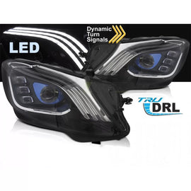 Set fari anteriori per Mercedes Classe S W222 berlina con Paraurti anteriore 2013-2017 con nero base, con dinamico