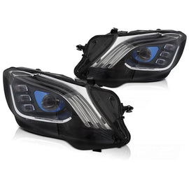 Set fari anteriori per Mercedes Classe S W222 berlina con Paraurti anteriore 2013-2017 con nero base, con dinamico