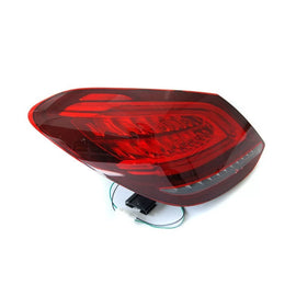 Kit fanali posteriori per Mercedes Classe C W205 berlina 2014-2018, rosso bianco base, con dinamico Indicatore