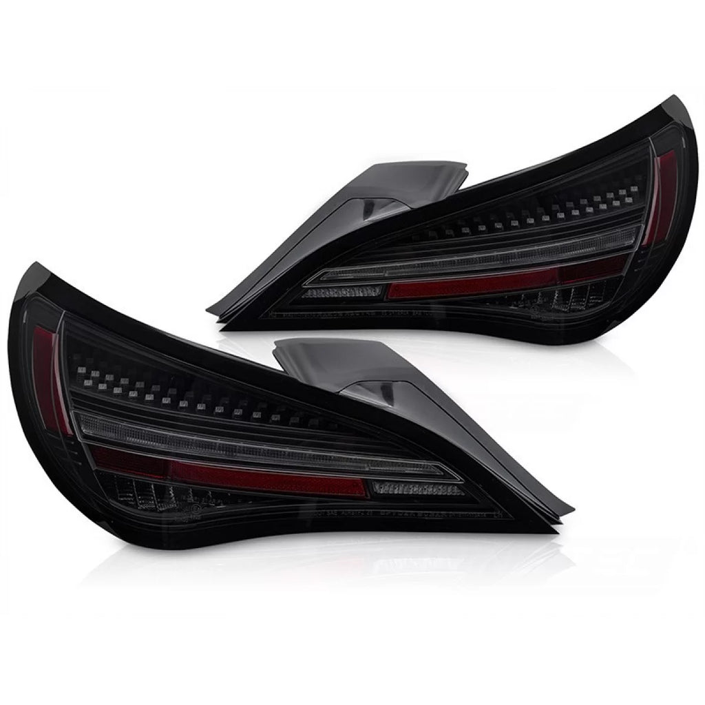 Kit fanali posteriori per Mercedes CLA C117 2013-2016 con nero fumé base e dinamico Indicatore di direzione, per il