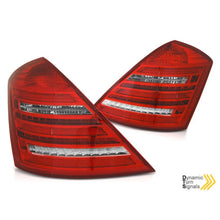 Kit fanali posteriori per Mercedes Classe S W221 2005-2009 design tipo W222, sinistro e destro LED tuning