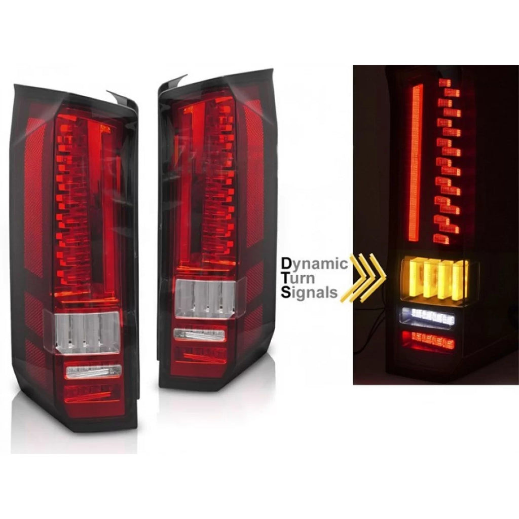 Kit fanali posteriori per Volkswagen Crafter, MAN TGE dal 2017 con rosso base, con dinamico Indicatore di direzione
