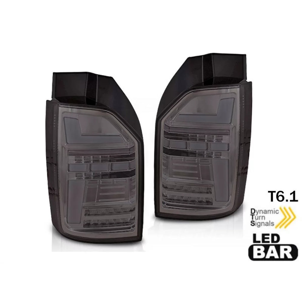 Kit fanali posteriori per VW T6.1 2019-2021, completamente fumé base, sinistro e destro per il modello