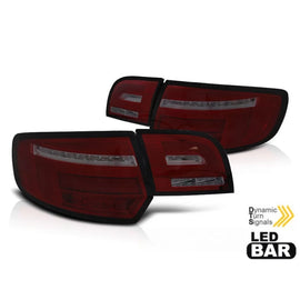 Set fanali posteriori per Audi A3 8P sportback 2008-2012 rosso fumé base, sinistro e destro LED tuning