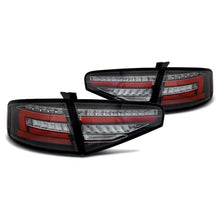 Carica l'immagine nel visualizzatore di Gallery, Set fanali posteriori per Audi A4 berlina 2012-2015 nero base, sinistro e destro LED tuning