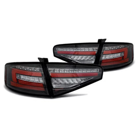 Set fanali posteriori per Audi A4 berlina 2012-2015 nero base, sinistro e destro LED tuning