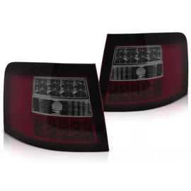 Set fanali posteriori per Audi A6 C5 station wagon 1997-2004 rosso/fumé, sinistro e destro LED tuning