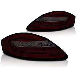Set fanali posteriori per Porsche Boxster 987/Cayman 2005-2008 rosso/fumé, sinistro e destro LED tuning