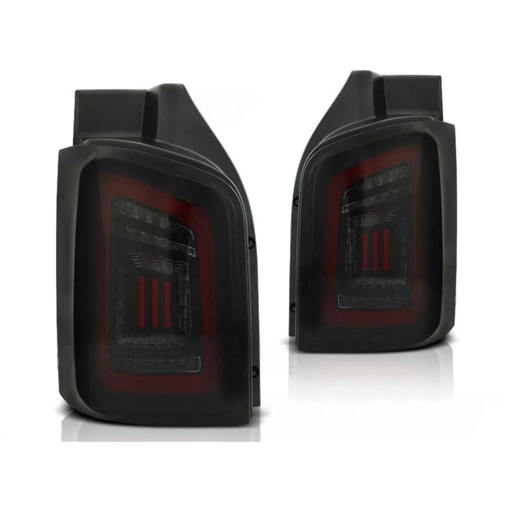 Set fanali posteriori per VW T5 04.2003-2015 nero/rosso, sinistro e destro LED tuning