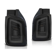 Set fanali posteriori per VW T5 04.2003-2015 fumé con nero/bianco base, sinistro e destro LED tuning