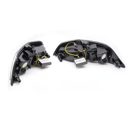 LED Indicatore di direzione kit per Paraurti anteriore per Ford Mustang 2015-2017 con nero base, sinistro + destro