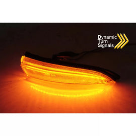 LED Indicatori di direzione per laterale specchietti on Ford Fiesta 2013-2016 con nero base