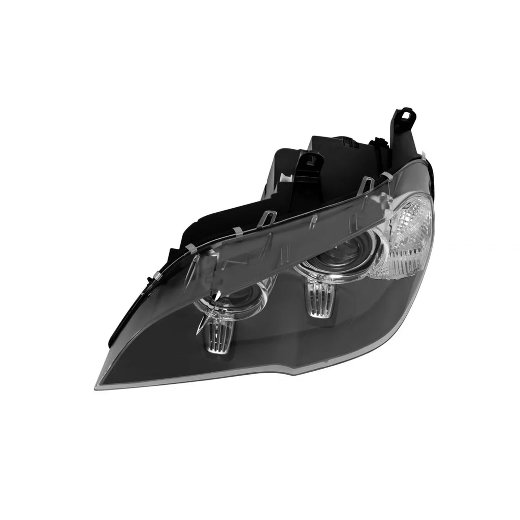 Sinistro adattivo xenon faro anteriore per BMW X5 E70 LCI 2011-2013 con nero base