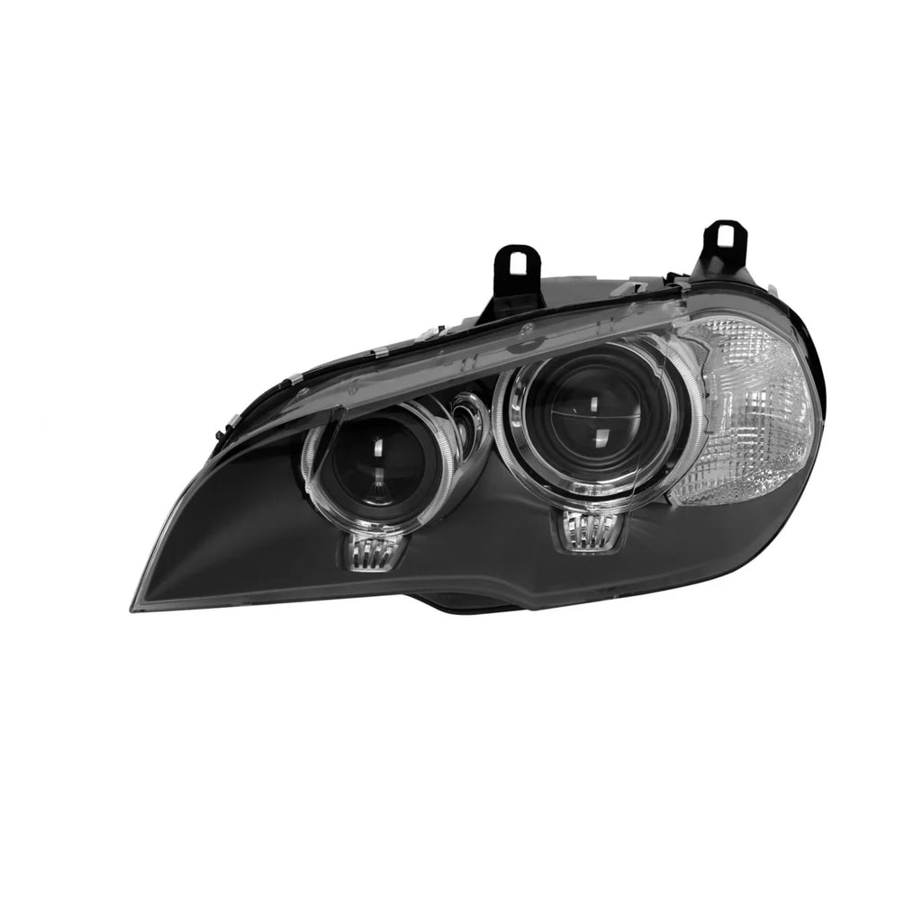 Sinistro adattivo xenon faro anteriore per BMW X5 E70 LCI 2011-2013 con nero base