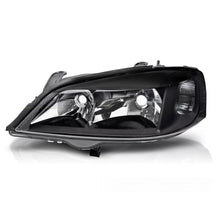 Sinistro catarifrangente faro anteriore per Opel Astra G 1997-2004 con nero base