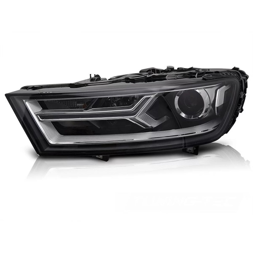 Sinistro xenon faro anteriore per Audi Q7 2015-2019 con nero base