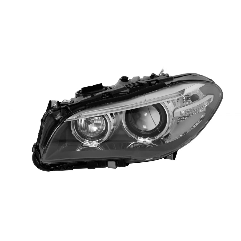 Sinistro xenon faro anteriore per BMW Serie 5 F10 berlina, F11 station wagon 2014-2017 con nero base