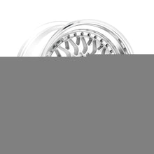 Load image into Gallery viewer, Cerchio in Lega LENSO BSX 17x7,5 ET35 con foratura su misura Gloss Silver &amp; Polished