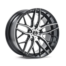 Carica l'immagine nel visualizzatore di Gallery, Cerchio in Lega LENSO CQA 19x9,5 ET40 5H con foratura su misura Gloss Black &amp; Polished