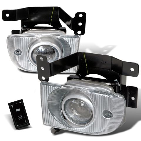 Fari Fendinebbia SK-Import Cromati Lente Trasparente Honda Civic EG EH e CRX Del Sol