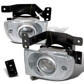 Fari Fendinebbia SK-Import Cromati Lente Trasparente Honda Civic EG EH e CRX Del Sol