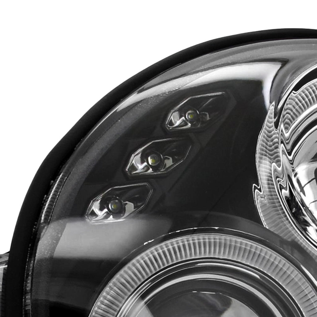 Fari Anteriori Proiettore LED SK-Import Neri Subaru Impreza GD GG 2000-2005 - foto 5