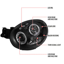 Carica l'immagine nel visualizzatore di Gallery, Fari Anteriori Proiettore LED SK-Import Neri Subaru Impreza GD GG 2000-2005 - foto 7