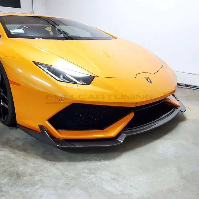 CarbonWorks Lip paraurti anteriore RZ Style in carbonio per Lamborghini HuracÁn 2014-2020 - foto 2