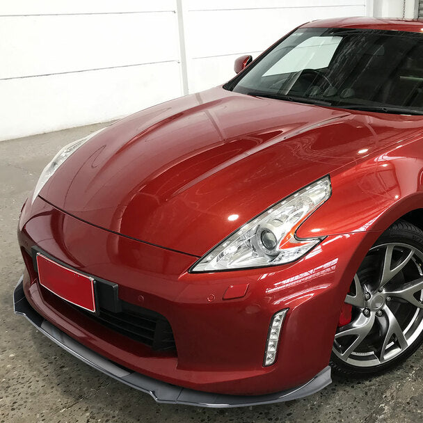 Lip Paraurti Anteriore Polipropilene SK-Import Nero Lucido Nissan 370Z Z34 Pre Facelift - foto 8