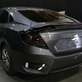 Fanali Posteriori LED SK-Import Neri Lente Fumé Honda Civic FC Berlina - foto 2