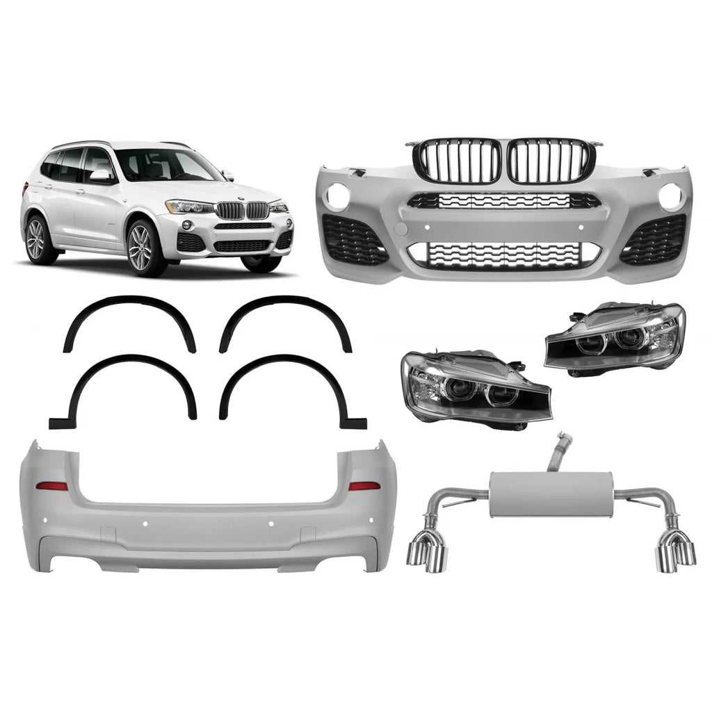 M kit per BMW X3 F25 2010-2013 conversione a F25 LCI 2014-2017