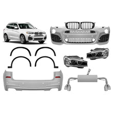 Carica l'immagine nel visualizzatore di Gallery, M kit per BMW X3 F25 2010-2013 conversione a F25 LCI 2014-2017