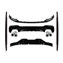 Carica l'immagine nel visualizzatore di Gallery, M Performance design Body kit e diffusore con M5 cromato Terminali di scarico per BMW Serie 5 G30 2017-2020