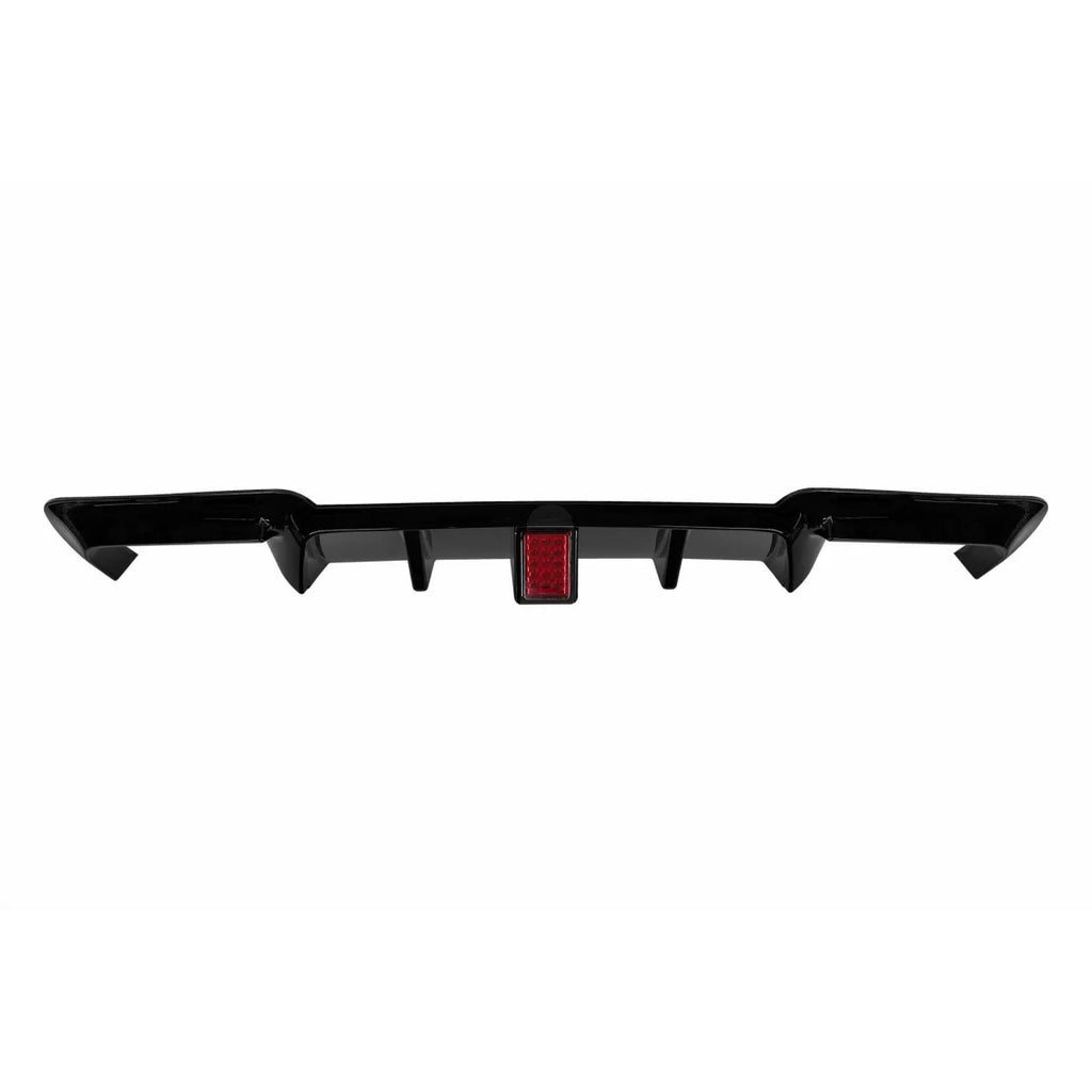 M Performance design diffusore per posteriore M paraurti di BMW Serie 5 F10 berlina 2010-2017 con Terza luce stop, Nero