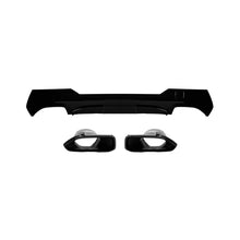 Carica l'immagine nel visualizzatore di Gallery, M Performance design diffusore per posteriore M paraurti con nero terminali per BMW Serie 4 G22 Coupe, G23 cabriolet dal
