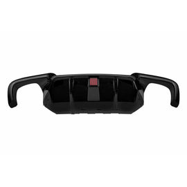 M Performance design diffusore per posteriore M paraurti di BMW Serie 5 F10 berlina 2010-2017 con Terza luce stop, Nero