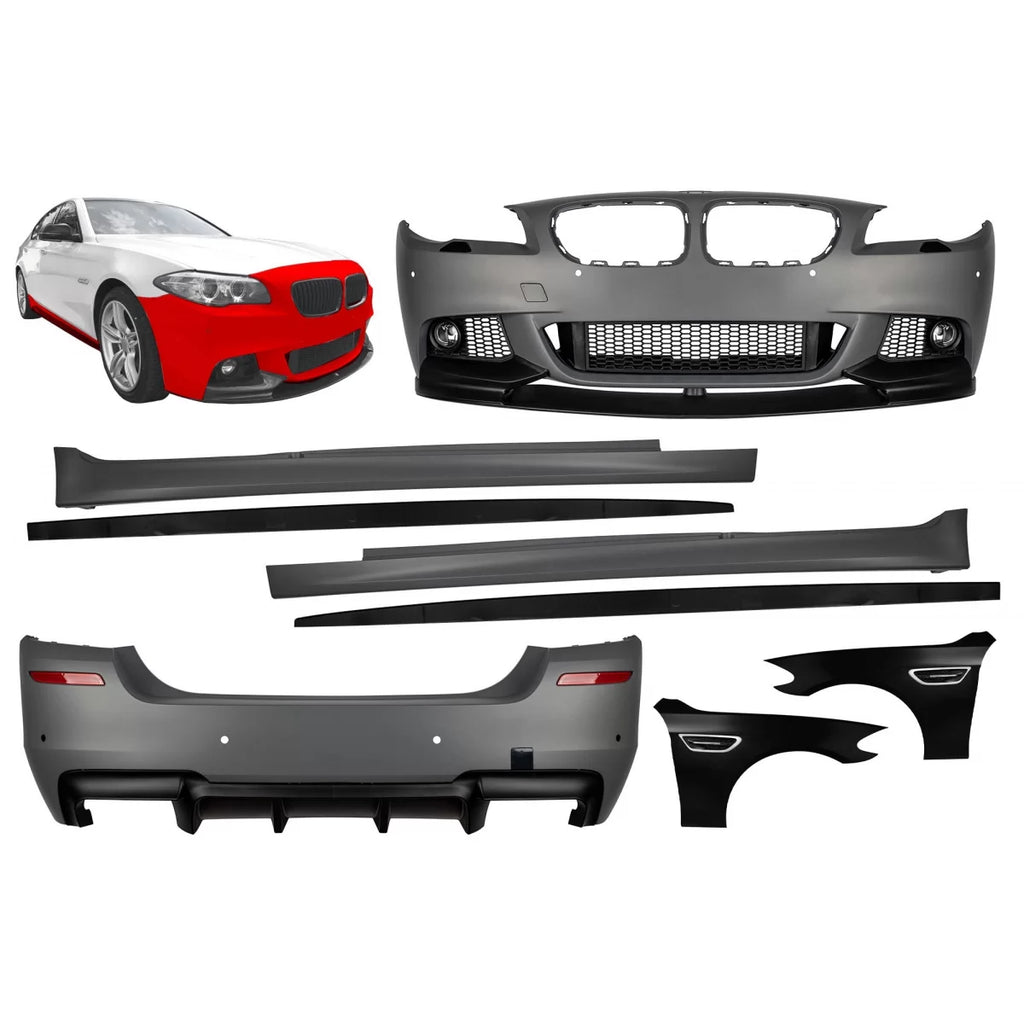 M Performance design kit con M5 tipo parafanghi con Indicatori di direzione per BMW Serie 5 F10 2010-2013