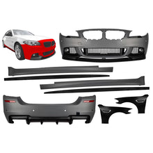 Carica l'immagine nel visualizzatore di Gallery, M Performance design kit con M5 tipo parafanghi con Indicatori di direzione per BMW Serie 5 F10 2010-2013