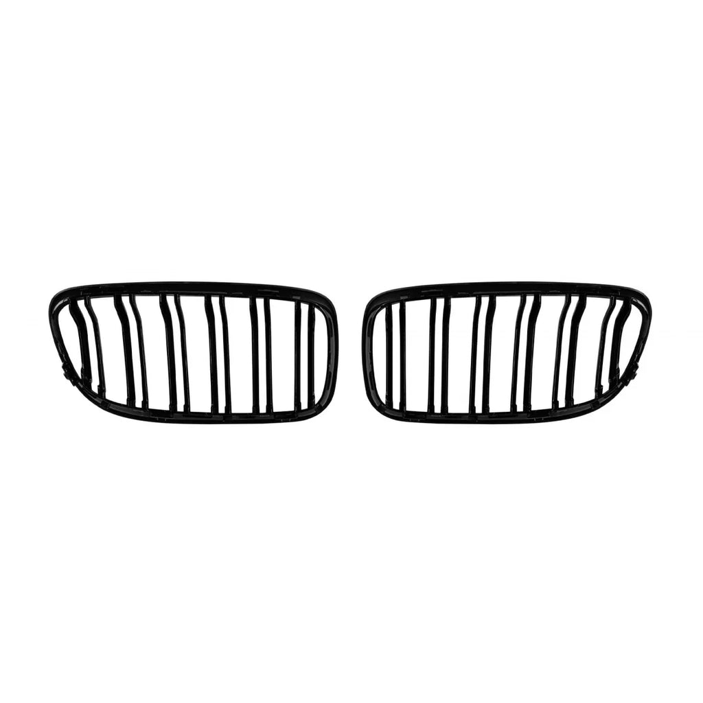 M3 stile doppio a lamelle Griglie a doppio rene, nere lucide con M decorazione per BMW Serie 3 E90 berlina, E91 Touring
