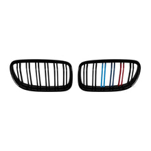 M3 stile doppio a lamelle Griglie a doppio rene, nere lucide con M decorazione per BMW Serie 3 E90 berlina, E91 Touring