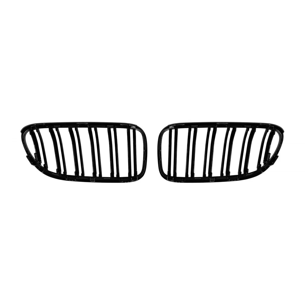 M3 tipo doppio lamella griglie a doppio rene, Nero lucido per BMW Serie 3 E92, E93 2010-2013