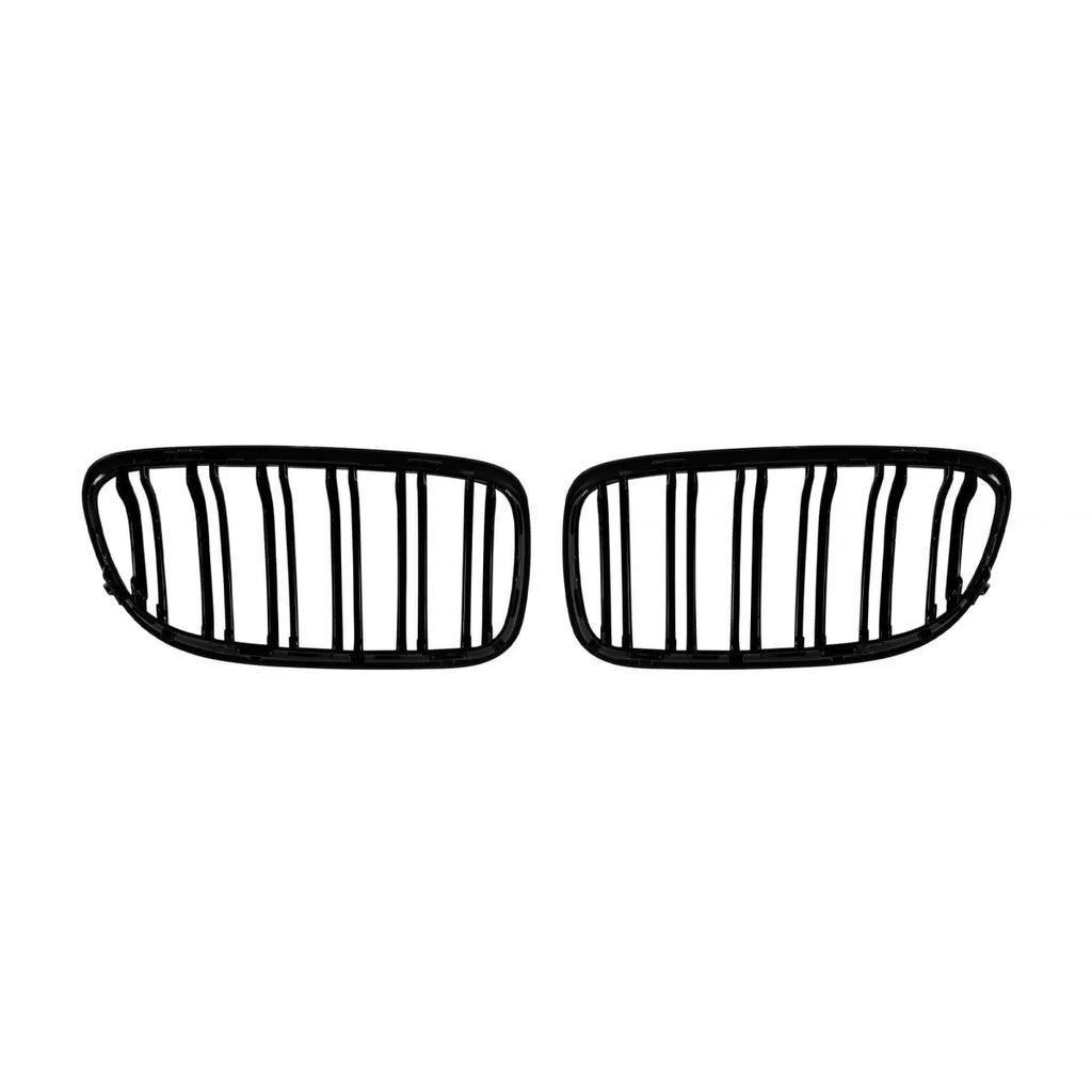 M3 tipo doppia lamella Griglie a doppio rene, nere lucide per BMW Serie 3 E90 berlina, E91 Touring 2008-2012