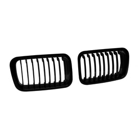 Griglie stile M3 a doppio rene a lamella singola Nero lucido per BMW Serie 3 E36 berlina, Touring, coupe, cabriolet