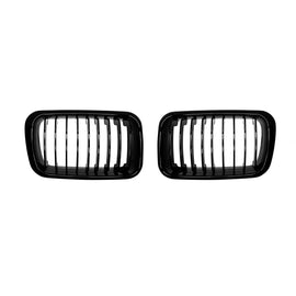 Griglie stile M3 a doppio rene a lamella singola Nero lucido per BMW Serie 3 E36 berlina, Touring, coupe, cabriolet