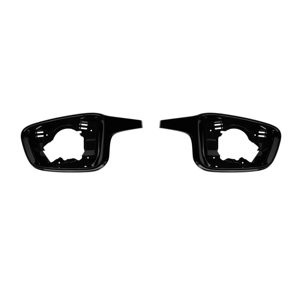 M3 tipo calotte specchietti per BMW Serie 3 G20, G21 2019-2022, Nero lucido