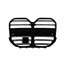 Carica l'immagine nel visualizzatore di Gallery, M4 tipo doppia lamella Griglie a doppio rene in nero lucido per BMW Serie 4 G26 Gran Coupe dal 2021