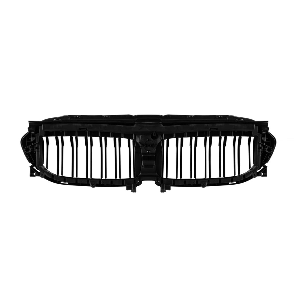 M5 tipo doppio lamella griglie a doppio rene in nero lucido per BMW Serie 5 G30 berlina, G31 Touring 2017-2020
