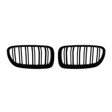 Carica l'immagine nel visualizzatore di Gallery, M5 tipo doppio lamella griglie a doppio rene in nero lucido per BMW Serie 5 F10 berlina, F11 Touring 2010-2017